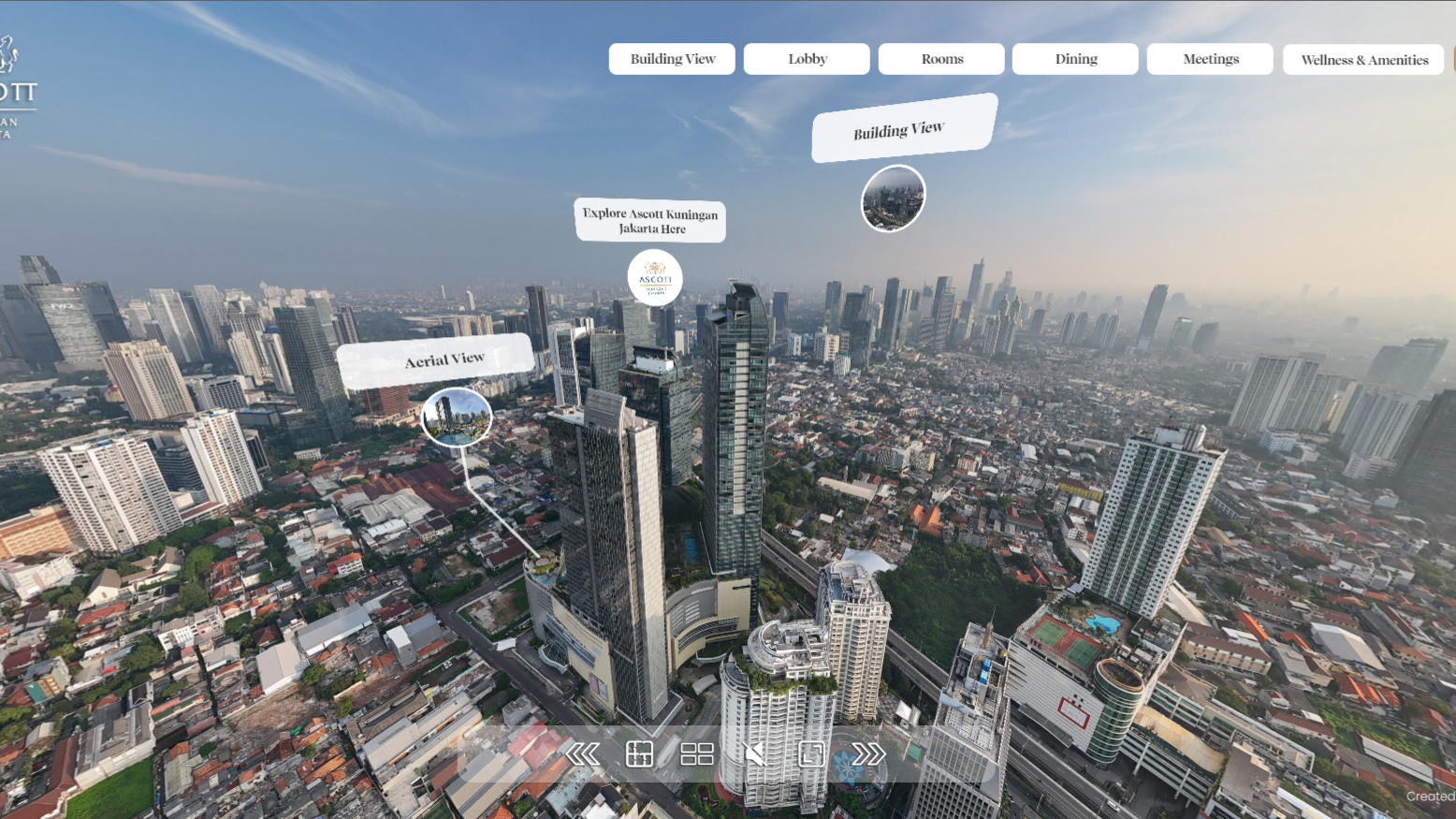 Ascott Kuningan Jakarta — Virtual Hotel Tour 360°